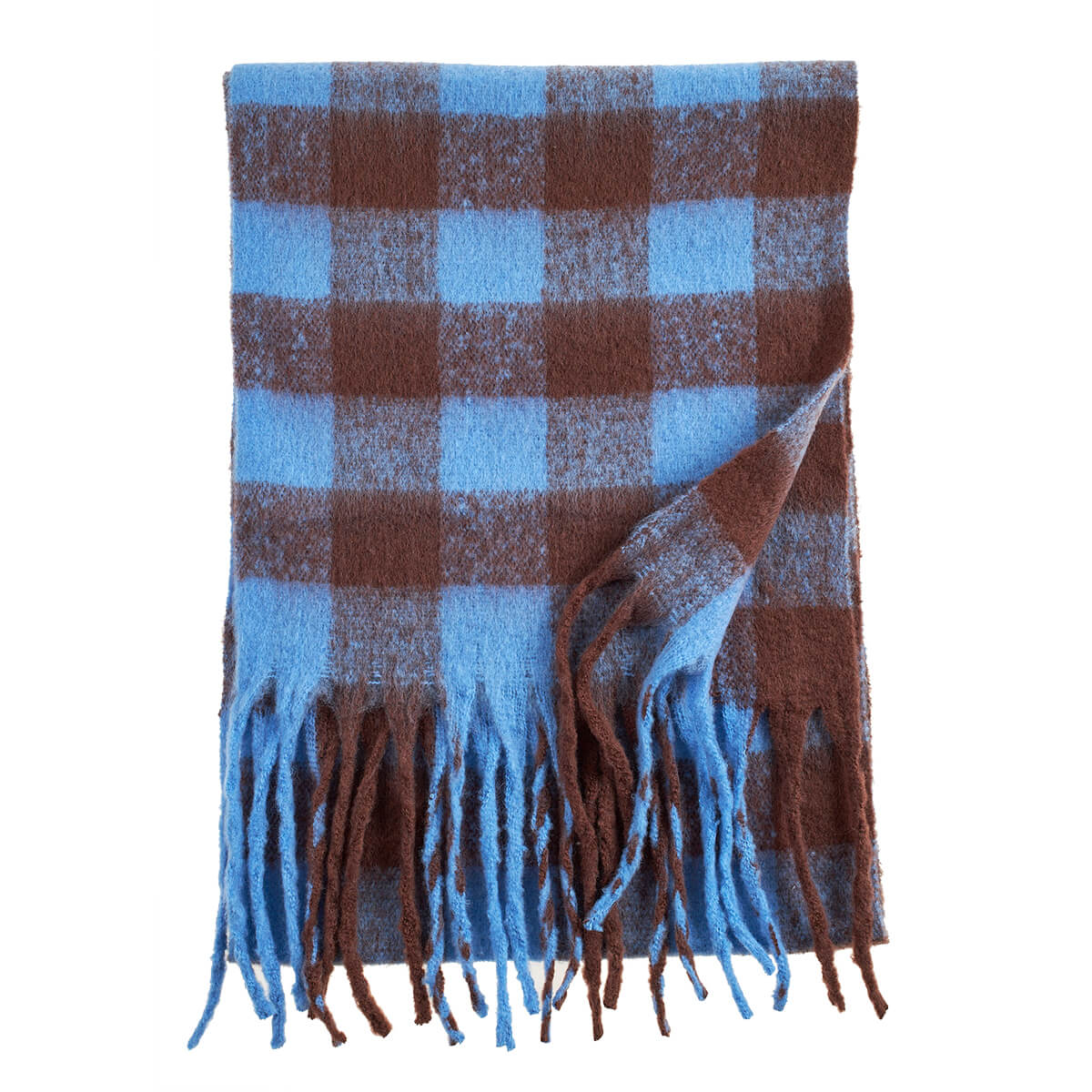 Verde Γυναικείο Κασκόλ 06-1153 Μπλε