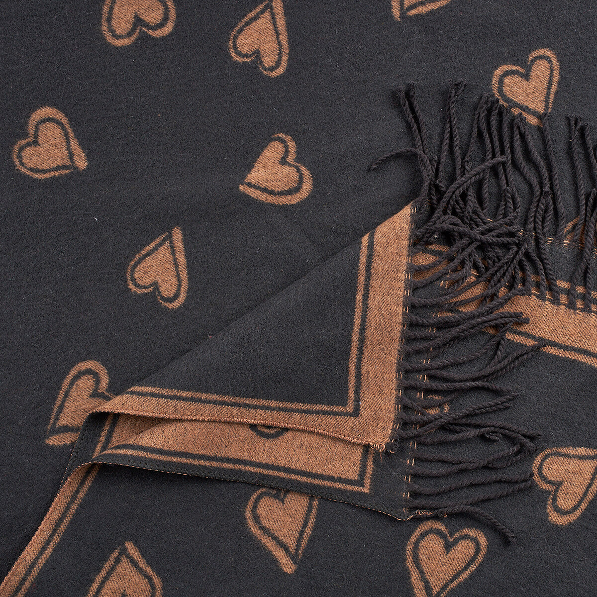 Verde Γυναικείο Κασκόλ 06-1155 Μαύρο