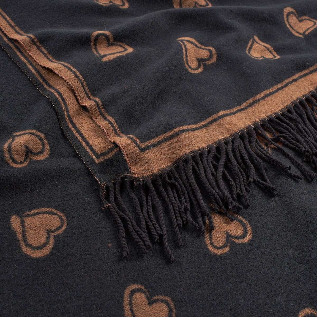 Verde Γυναικείο Κασκόλ 06-1155 Μαύρο