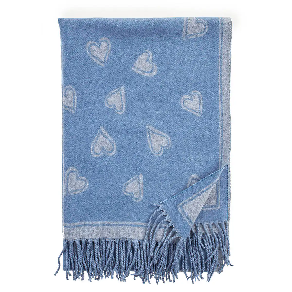 Verde Γυναικείο Κασκόλ 06-1155 Μπλε