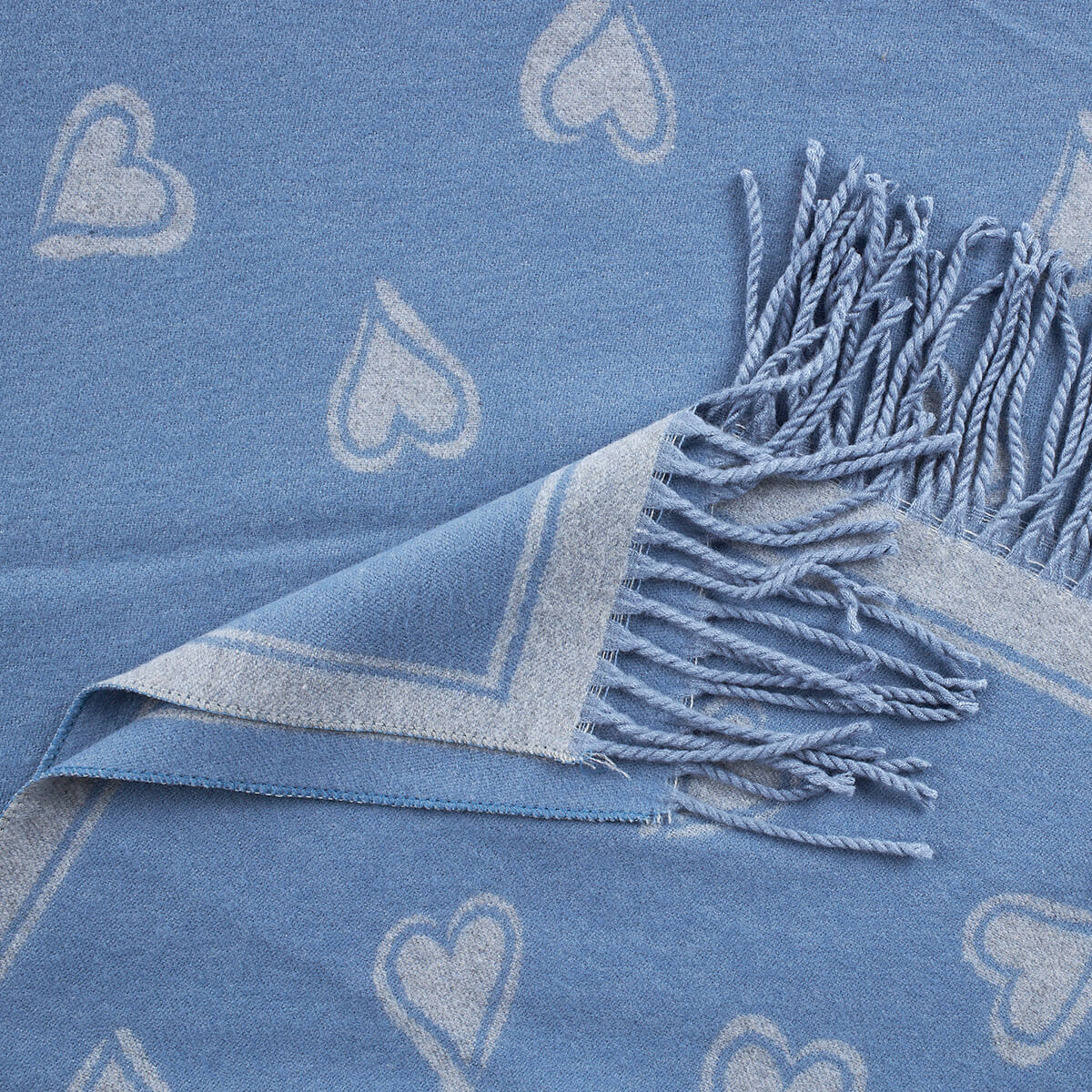 Verde Γυναικείο Κασκόλ 06-1155 Μπλε