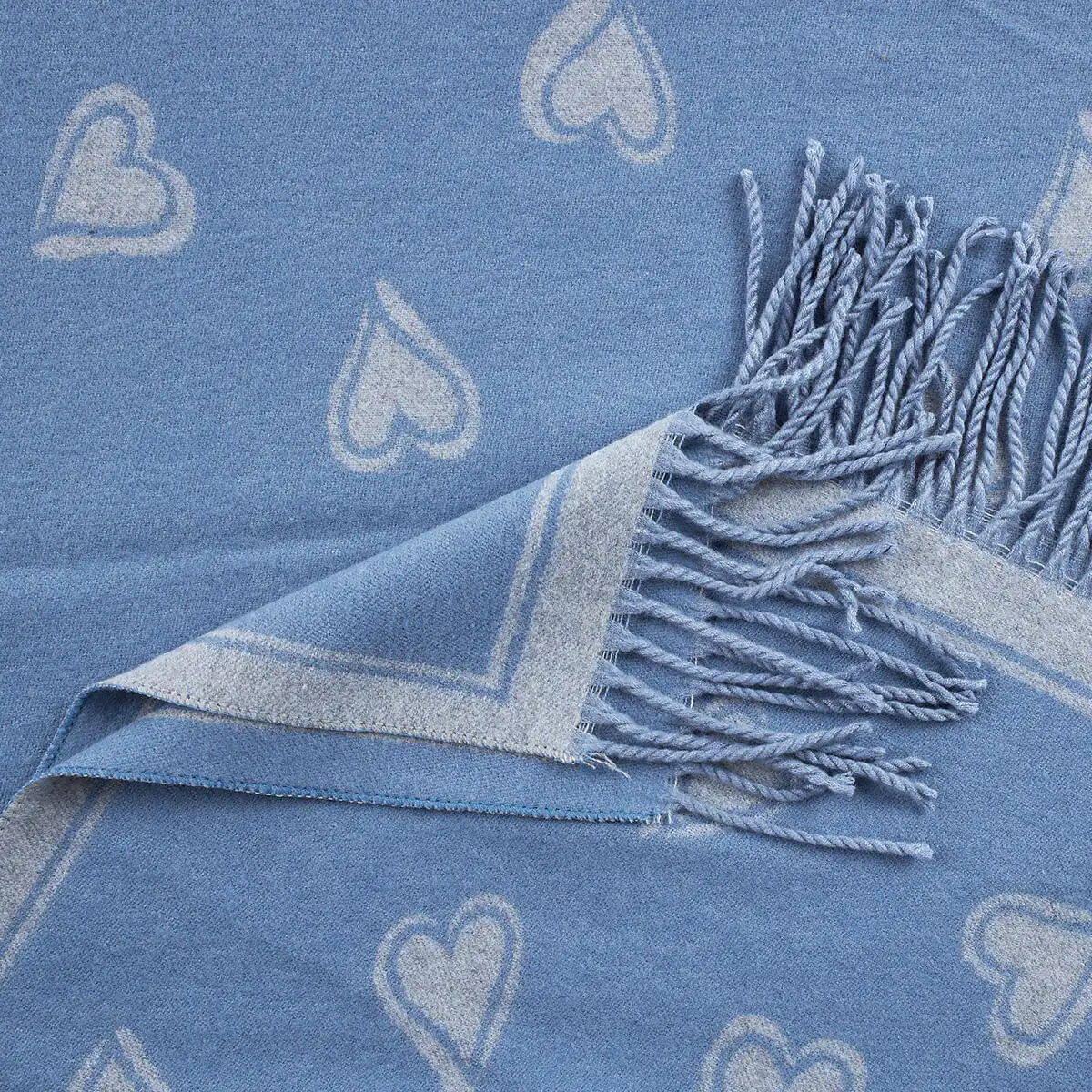 Verde Γυναικείο Κασκόλ 06-1155 Μπλε