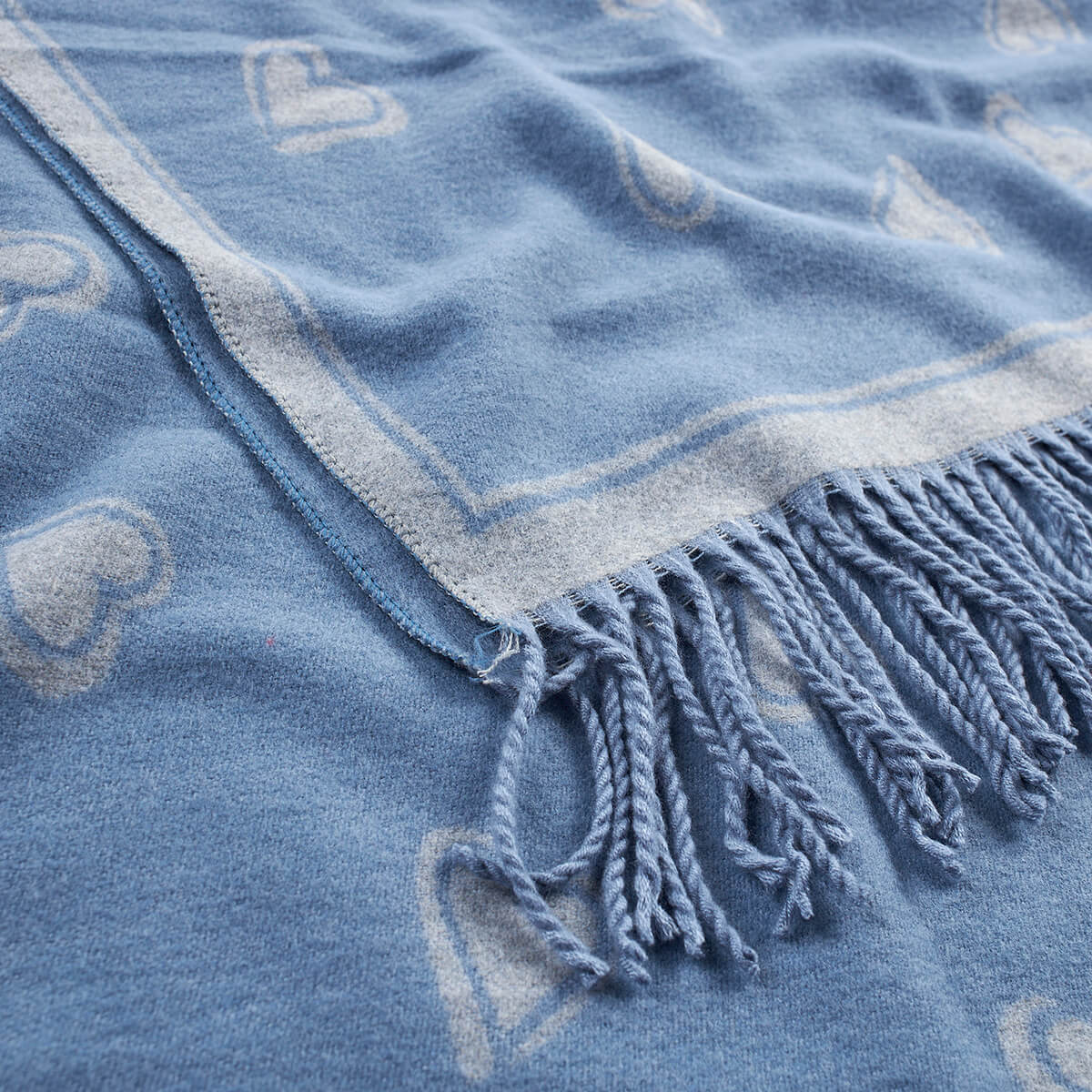 Verde Γυναικείο Κασκόλ 06-1155 Μπλε