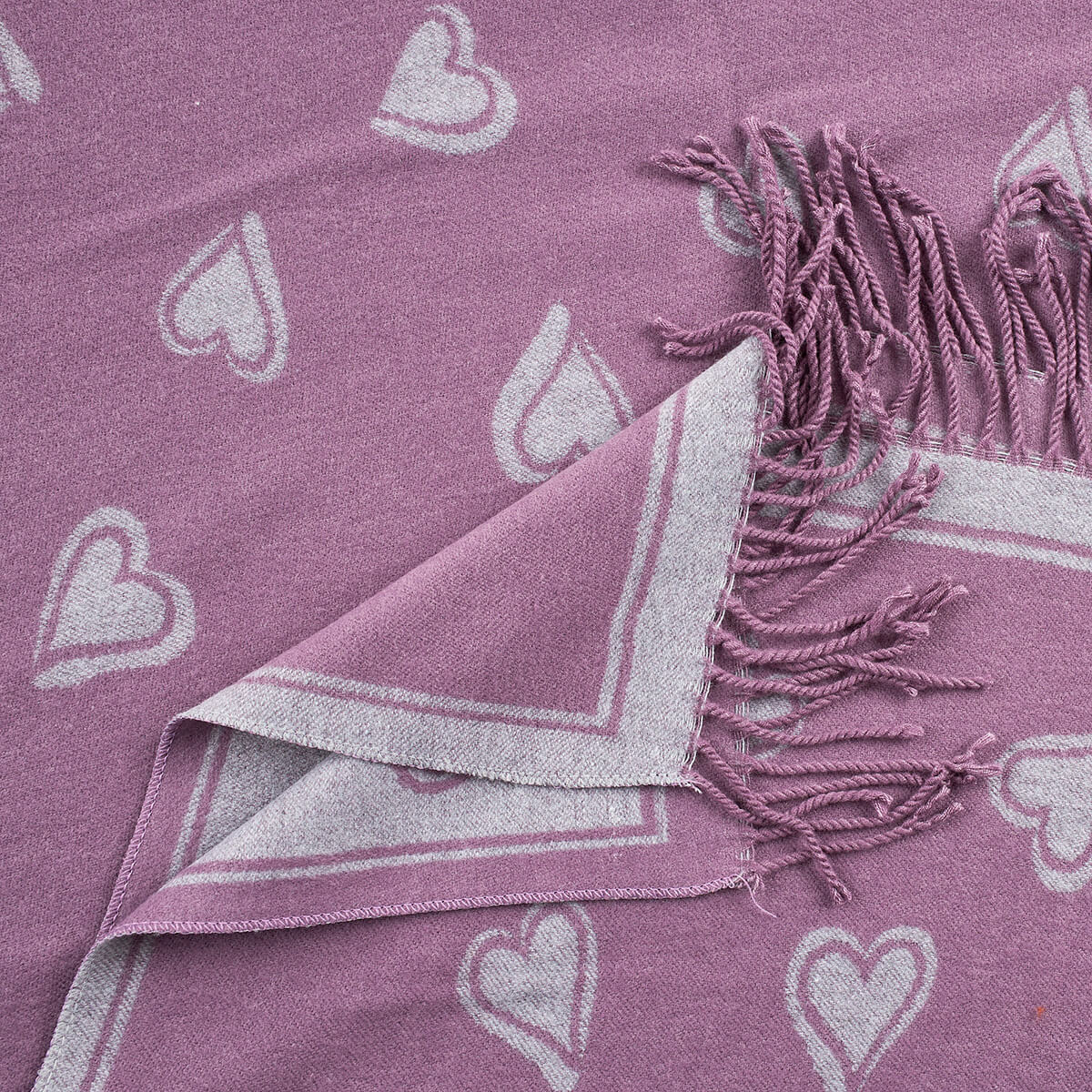 Verde Γυναικείο Κασκόλ 06-1155 Μωβ