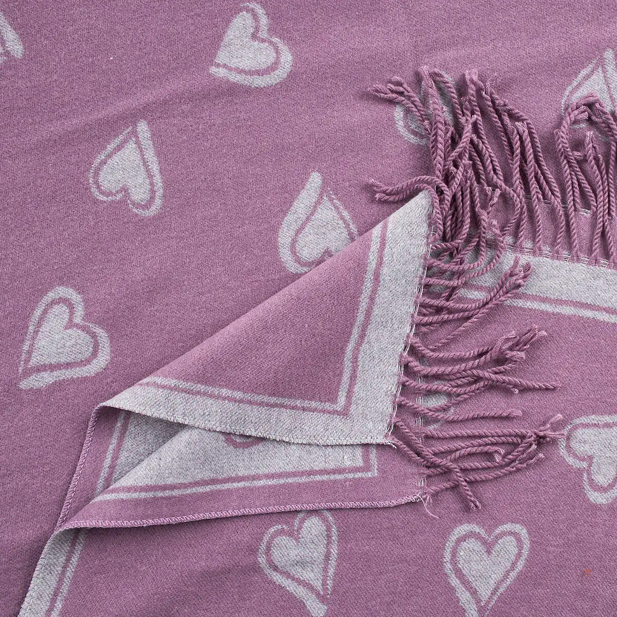 Verde Γυναικείο Κασκόλ 06-1155 Μωβ