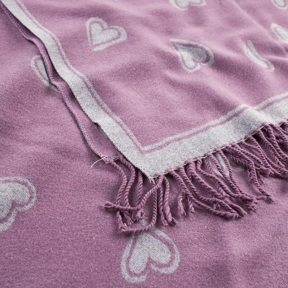 Verde Γυναικείο Κασκόλ 06-1155 Μωβ