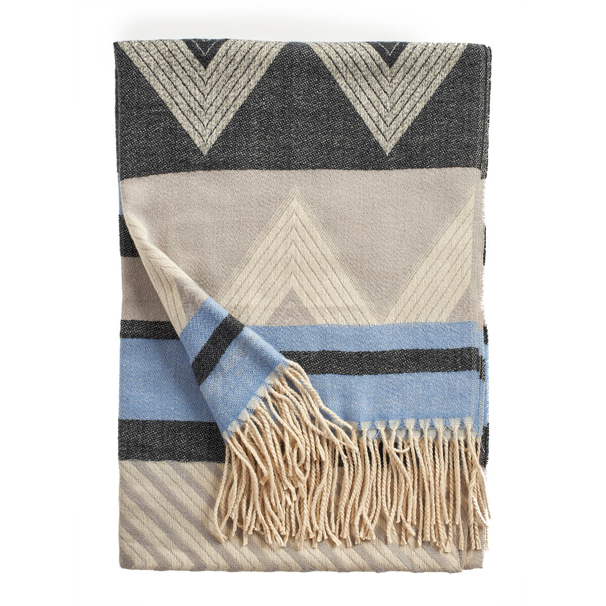 Verde Γυναικείο Κασκόλ 06-1156 Μπλε