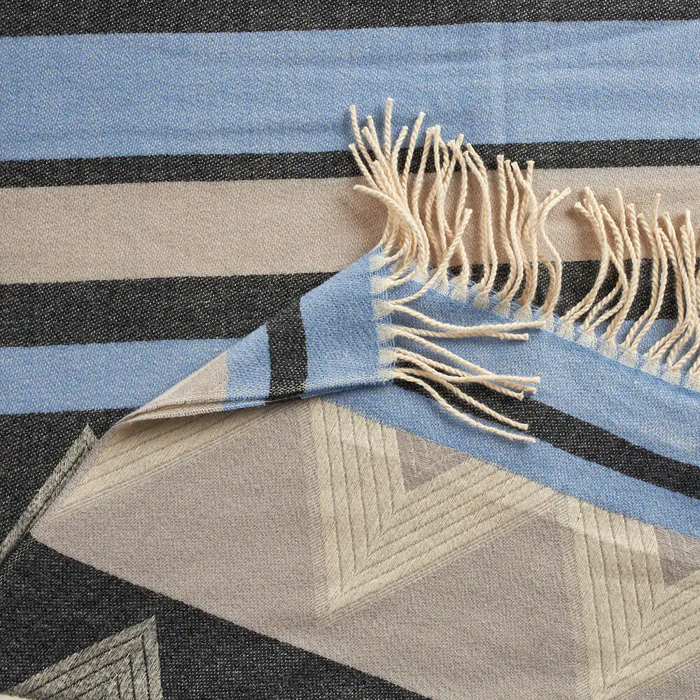 Verde Γυναικείο Κασκόλ 06-1156 Μπλε