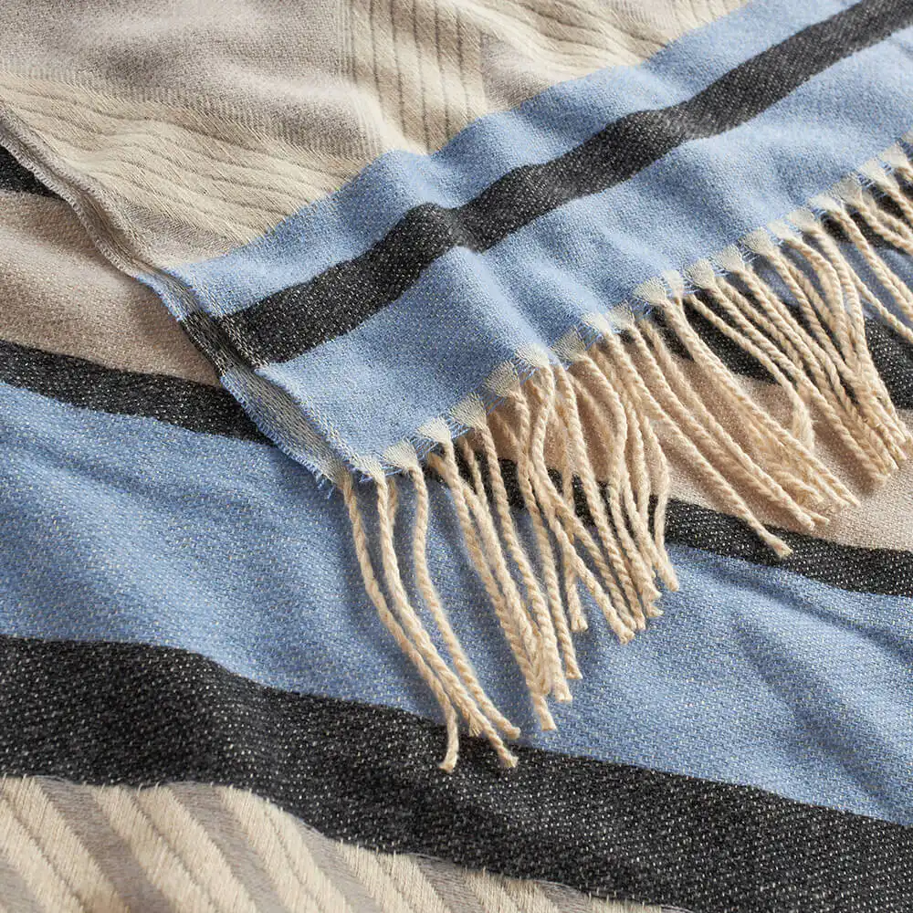 Verde Γυναικείο Κασκόλ 06-1156 Μπλε