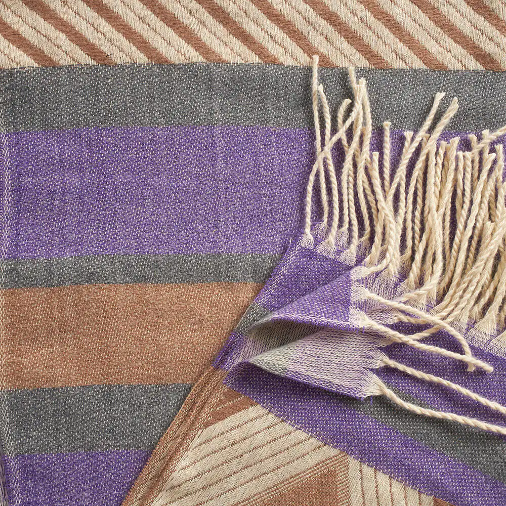 Verde Γυναικείο Κασκόλ 06-1156 Μωβ