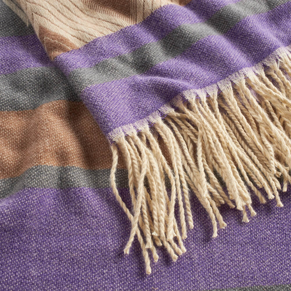 Verde Γυναικείο Κασκόλ 06-1156 Μωβ