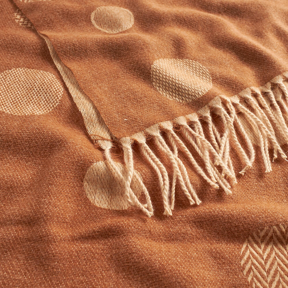 Verde Γυναικείο Κασκόλ 06-1161 Καμηλό