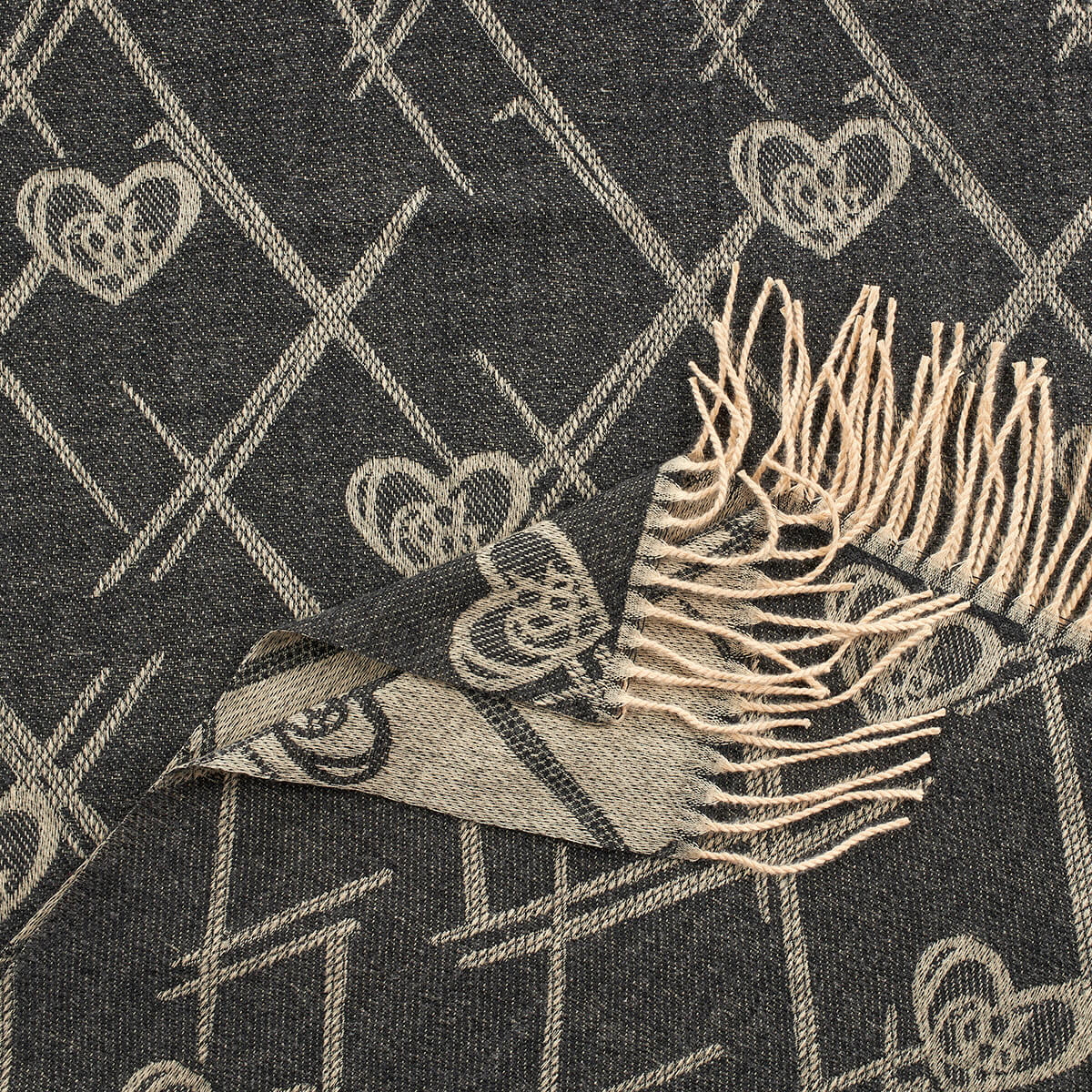 Verde Γυναικείο Κασκόλ 06-1171 Μαύρο