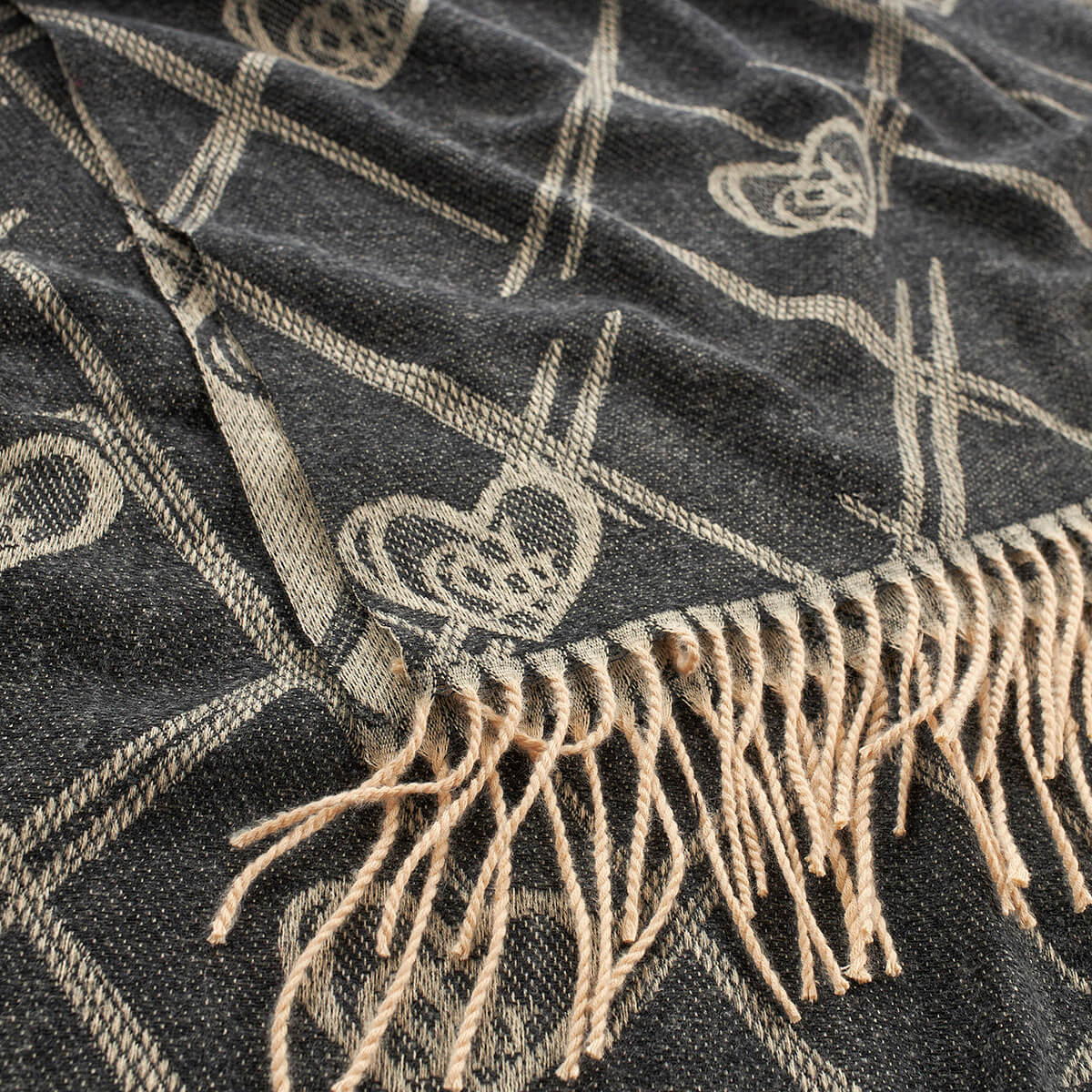 Verde Γυναικείο Κασκόλ 06-1171 Μαύρο