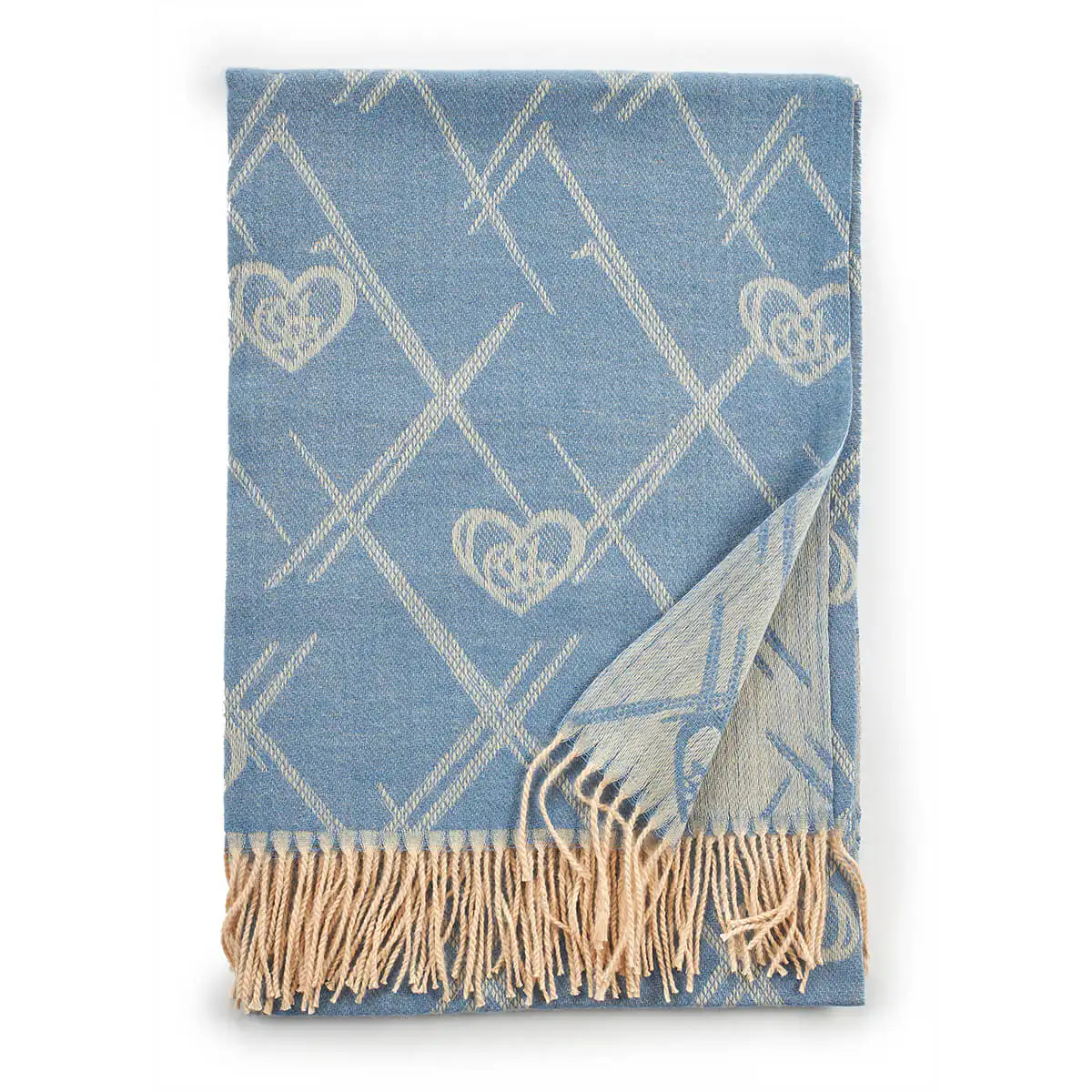 Verde Γυναικείο Κασκόλ 06-1171 Μπλε