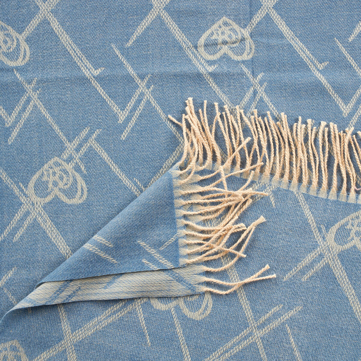 Verde Γυναικείο Κασκόλ 06-1171 Μπλε