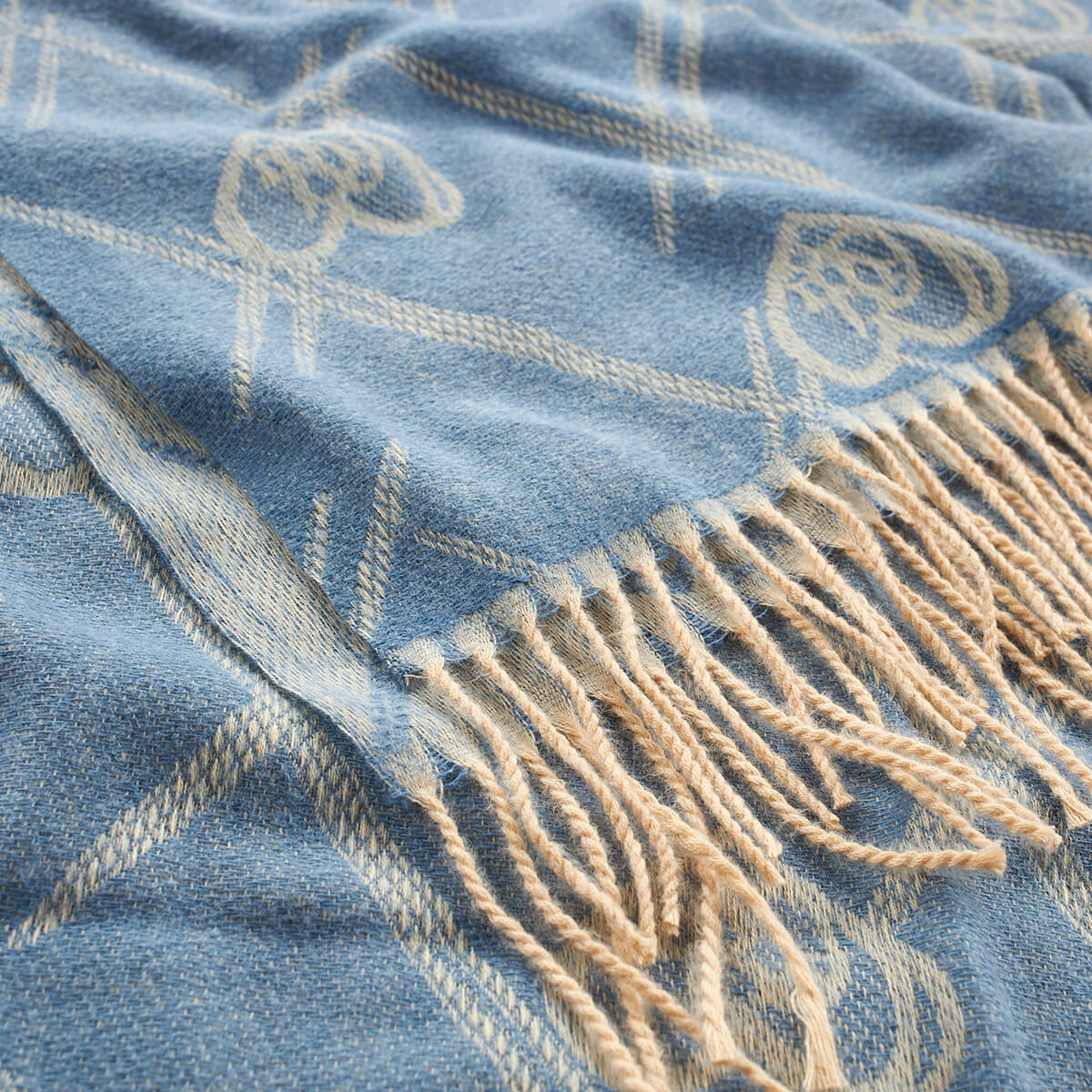 Verde Γυναικείο Κασκόλ 06-1171 Μπλε