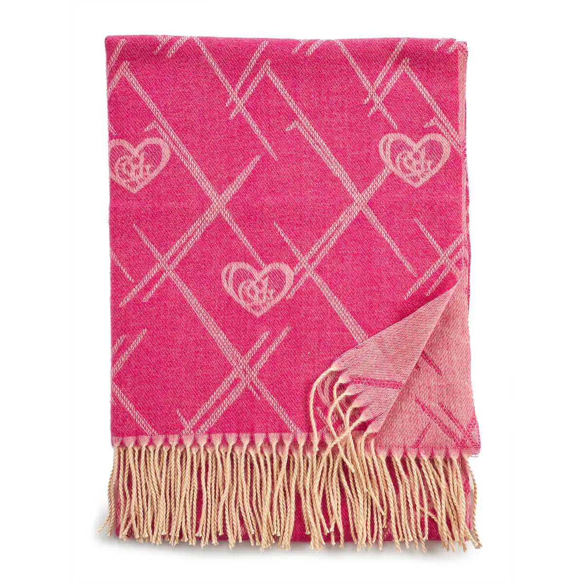 Verde Γυναικείο Κασκόλ 06-1171 Φούξια