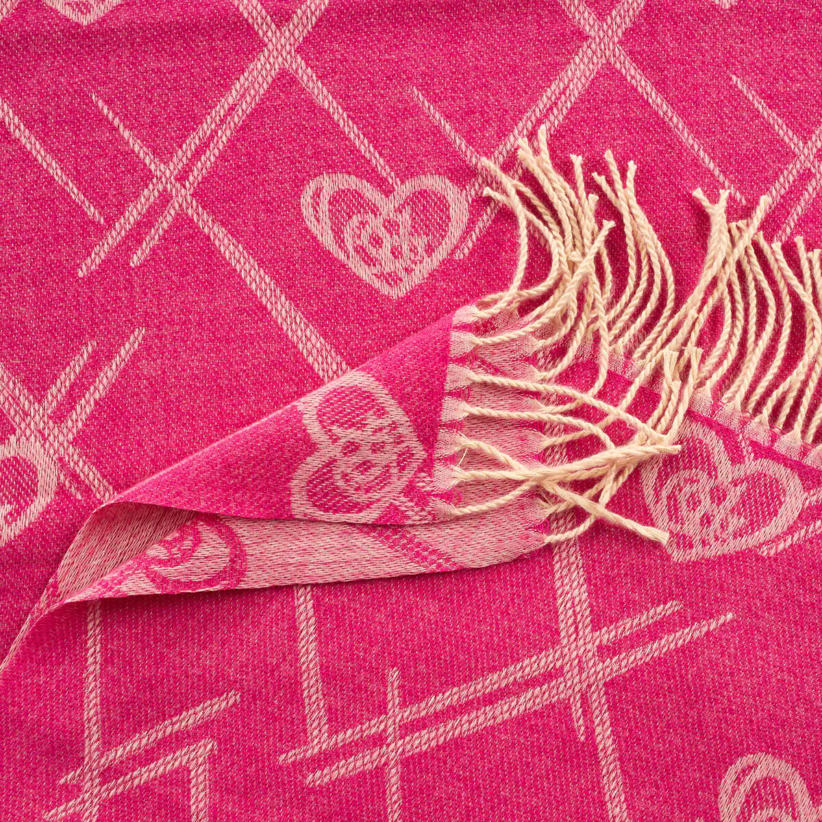 Verde Γυναικείο Κασκόλ 06-1171 Φούξια