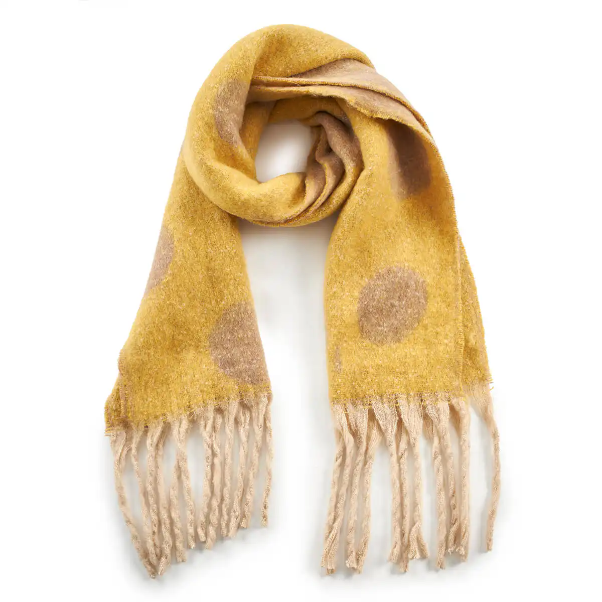 Verde Γυναικείο Κασκόλ 06-1172 Κίτρινο