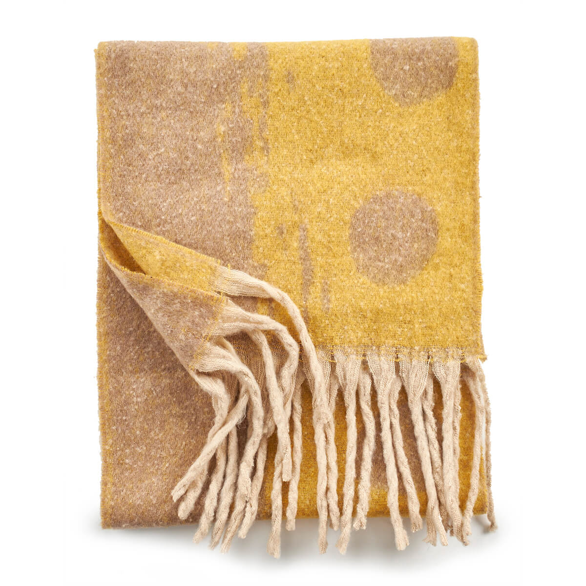 Verde Γυναικείο Κασκόλ 06-1172 Κίτρινο