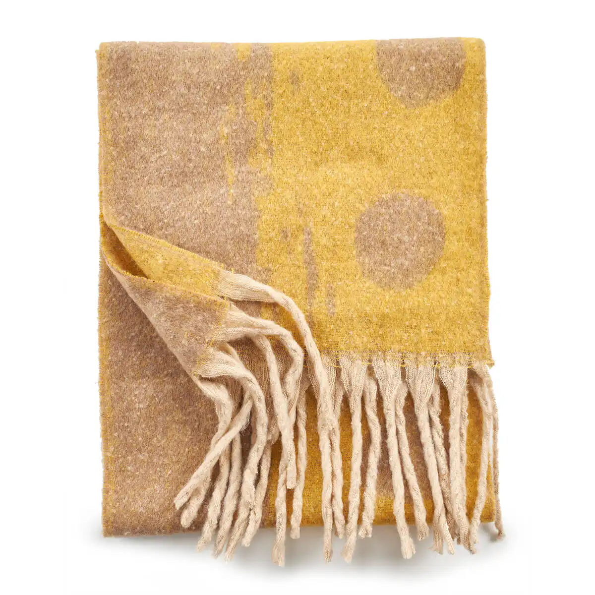 Verde Γυναικείο Κασκόλ 06-1172 Κίτρινο