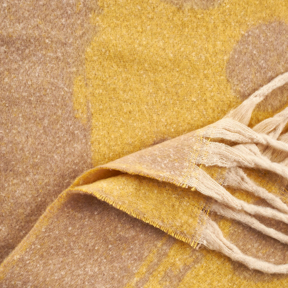 Verde Γυναικείο Κασκόλ 06-1172 Κίτρινο