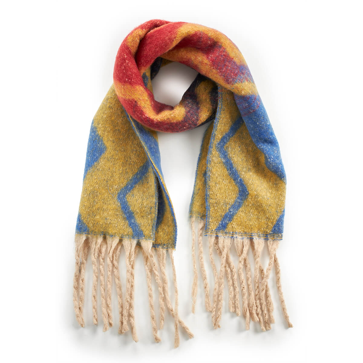 Verde Γυναικείο Κασκόλ 06-1173 Μπλε