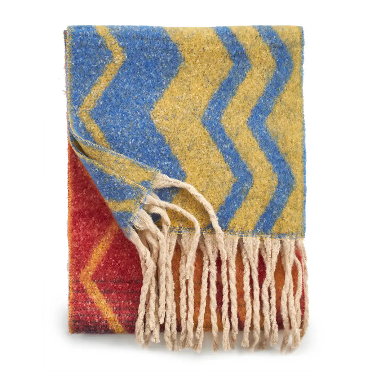 Verde Γυναικείο Κασκόλ 06-1173 Μπλε