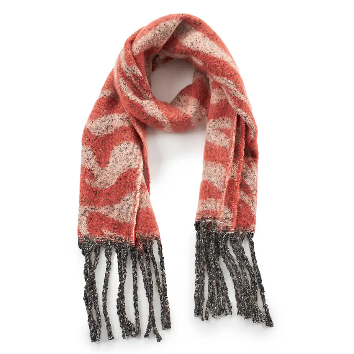 Verde Γυναικείο Κασκόλ 06-1176 Κεραμιδί