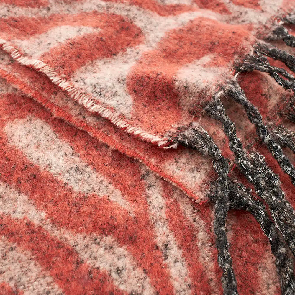 Verde Γυναικείο Κασκόλ 06-1176 Κεραμιδί