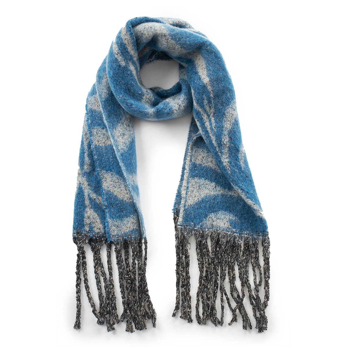 Verde Γυναικείο Κασκόλ 06-1176 Μπλε