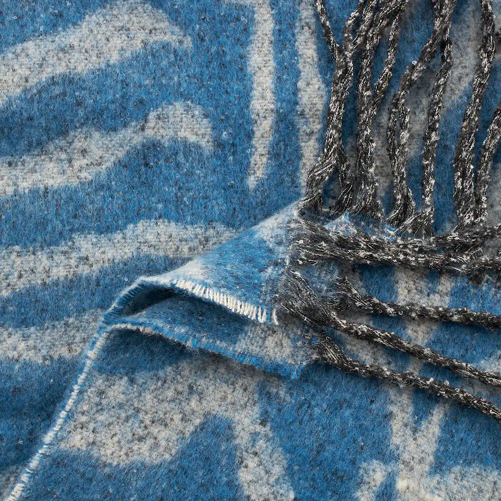 Verde Γυναικείο Κασκόλ 06-1176 Μπλε