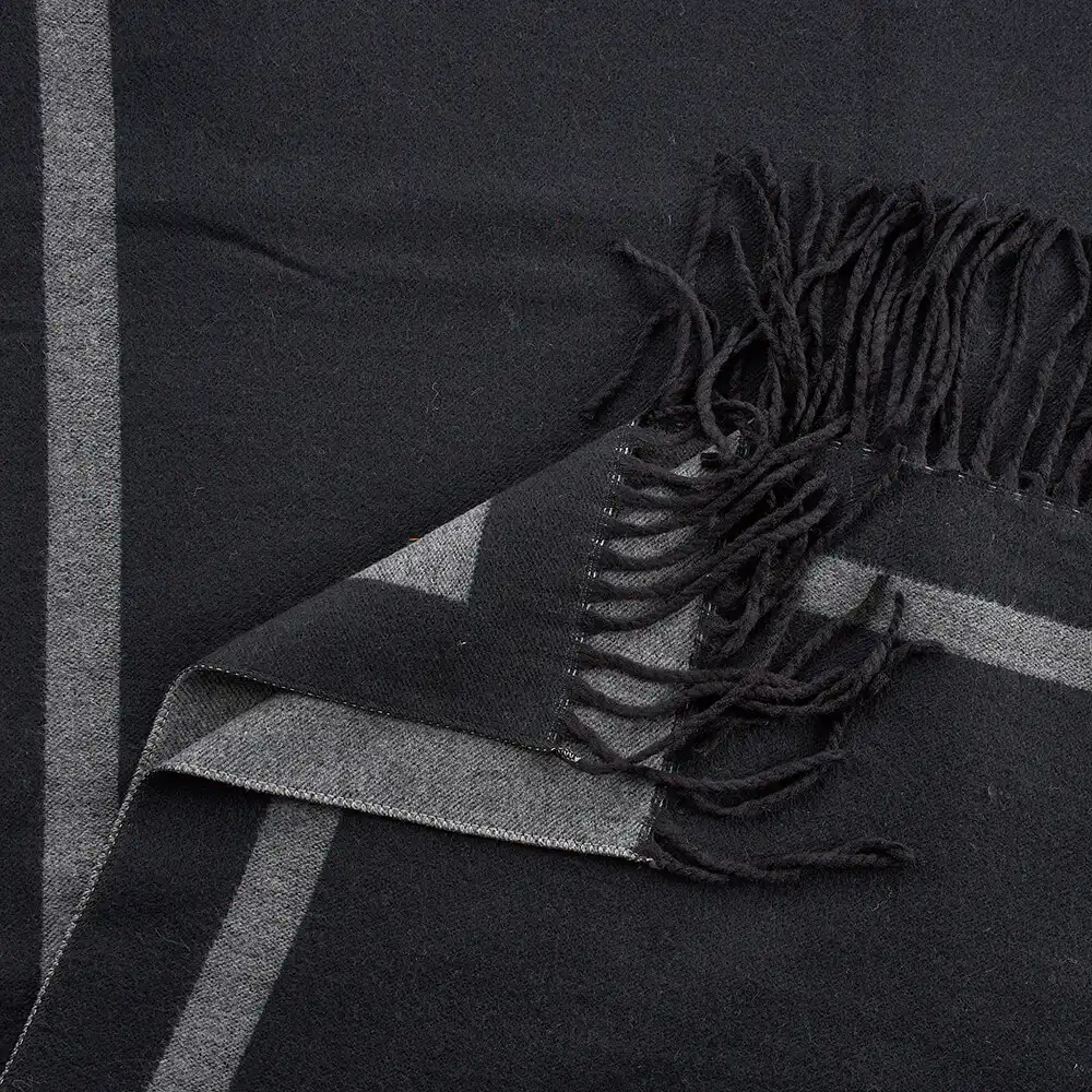 Verde Γυναικείο Κασκόλ 06-1178 Γκρι Μαυρο