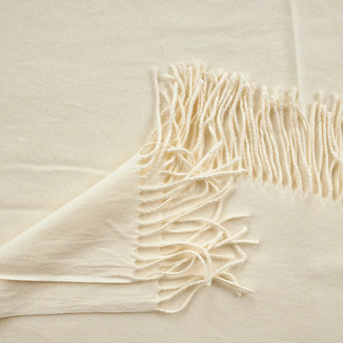 Verde Γυναικείο Κασκόλ 06-1185 Εκρού