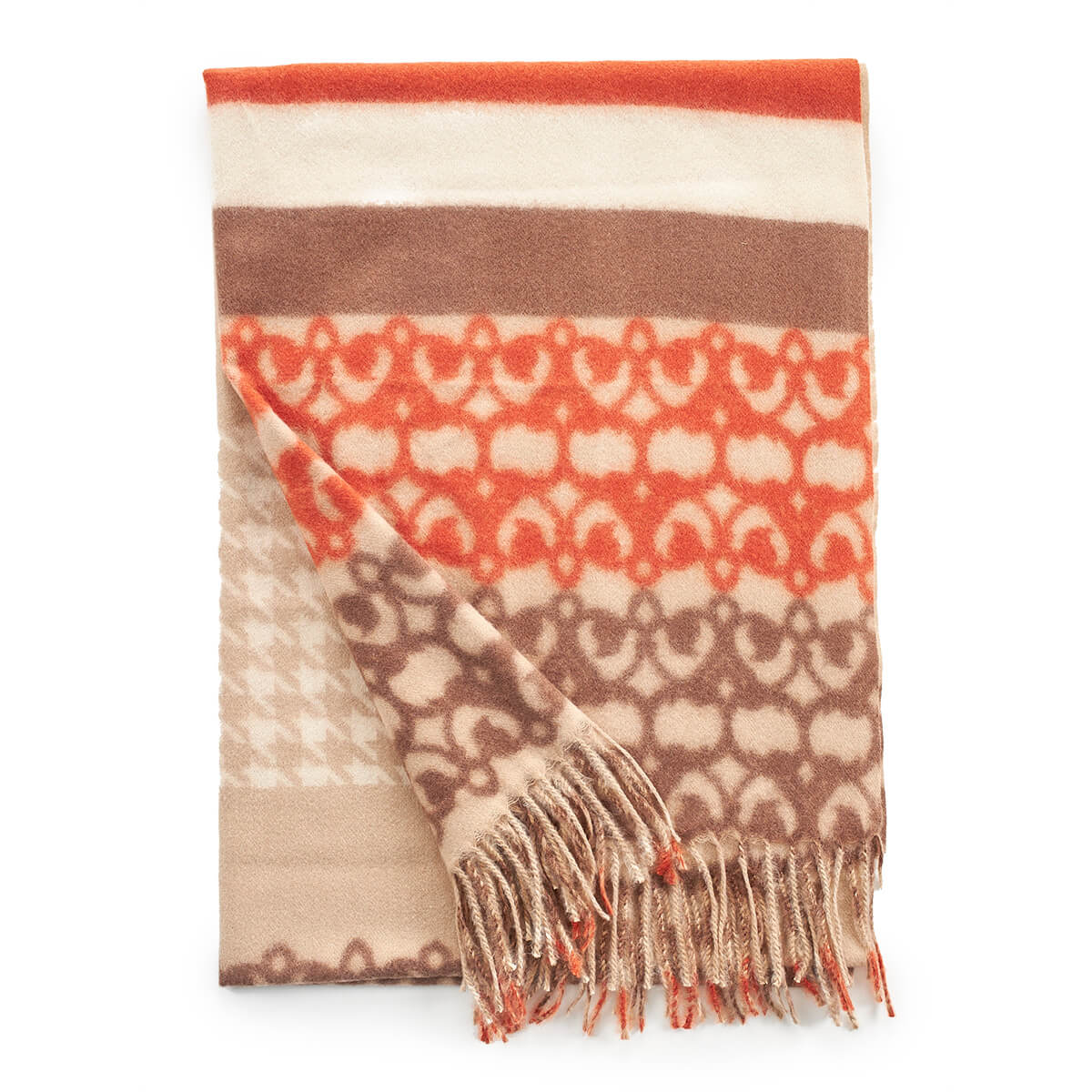 Verde Γυναικείο Κασκόλ 06-1186 Μπεζ