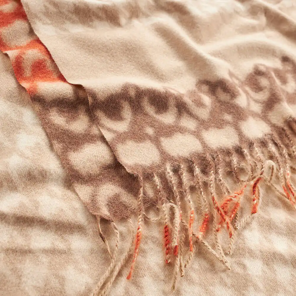 Verde Γυναικείο Κασκόλ 06-1186 Μπεζ