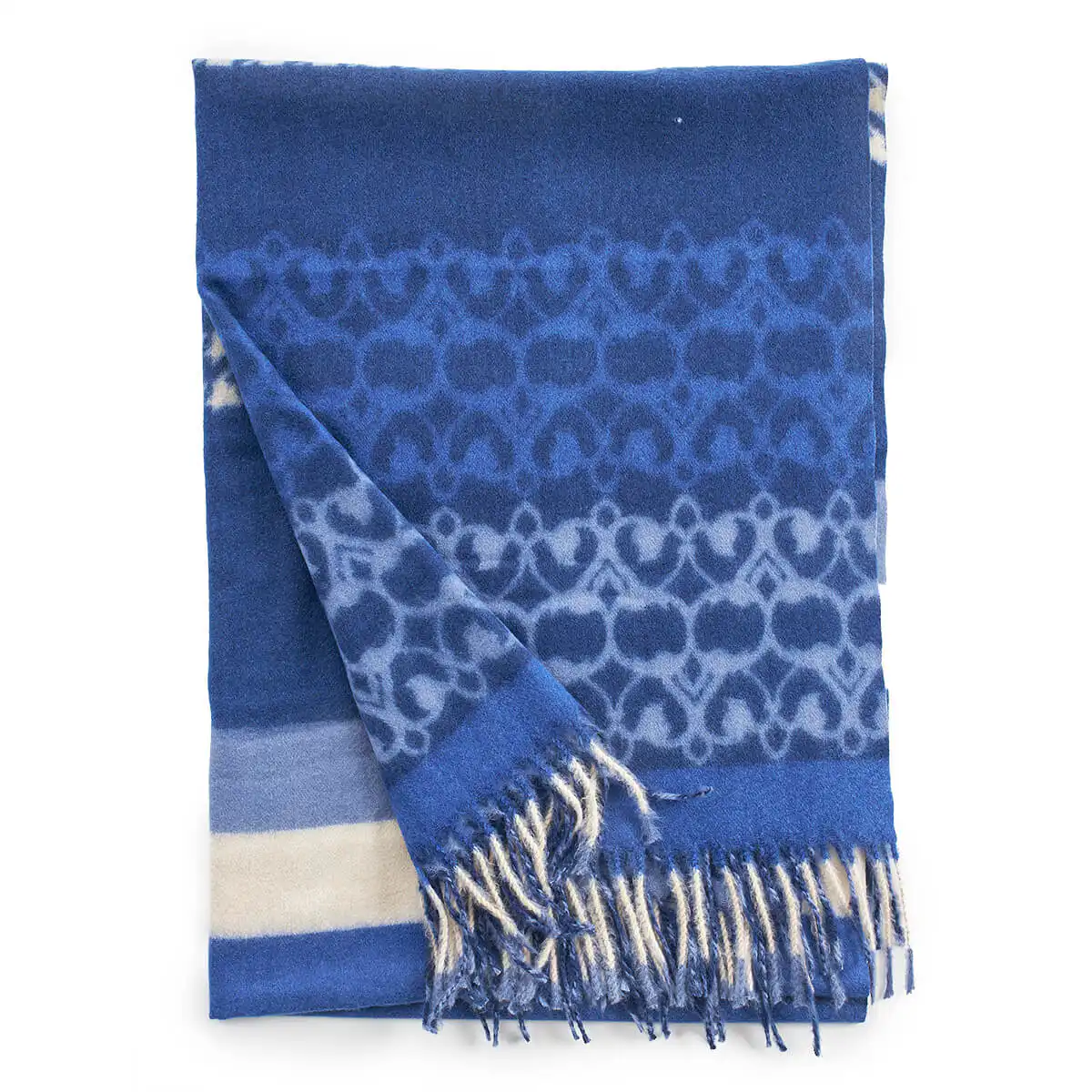 Verde Γυναικείο Κασκόλ 06-1186 Μπλε