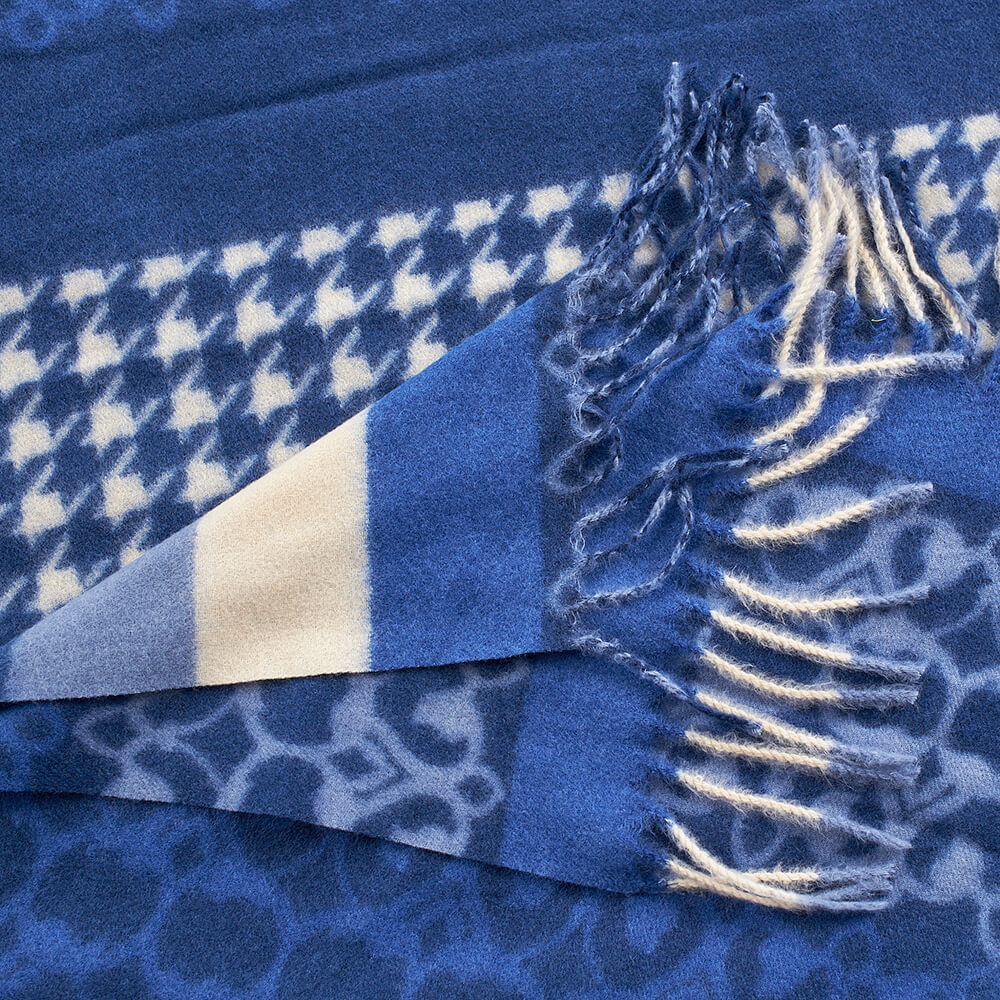 Verde Γυναικείο Κασκόλ 06-1186 Μπλε