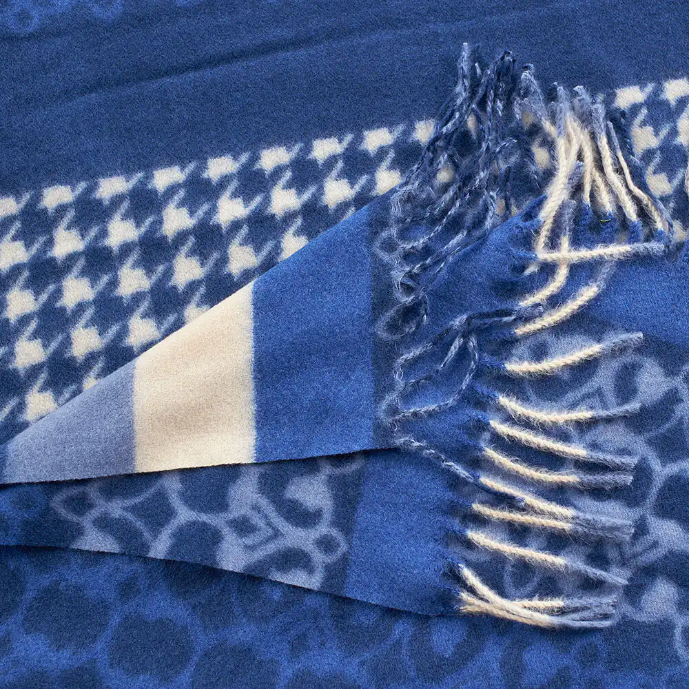 Verde Γυναικείο Κασκόλ 06-1186 Μπλε