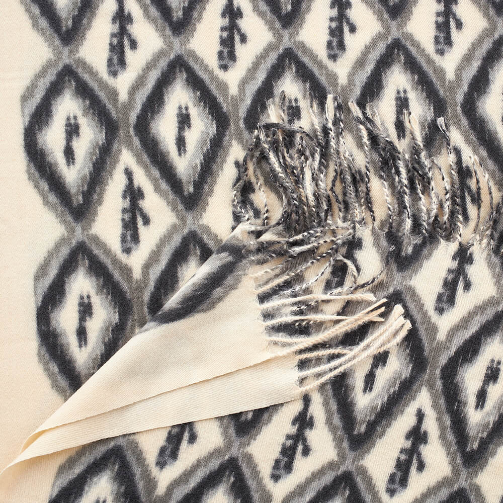 Verde Γυναικείο Κασκόλ 06-1187 Εκρού