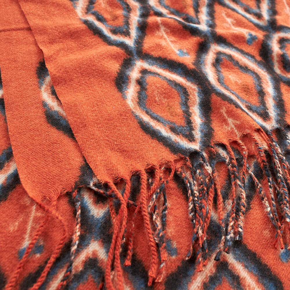 Verde Γυναικείο Κασκόλ 06-1187 Πορτοκαλί