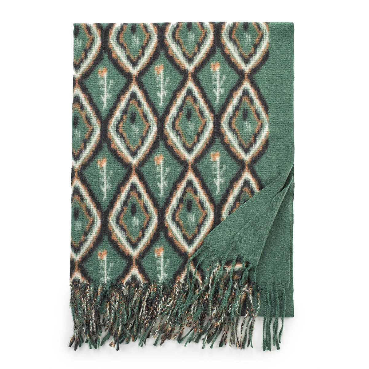 Verde Γυναικείο Κασκόλ 06-1187 Πράσινο