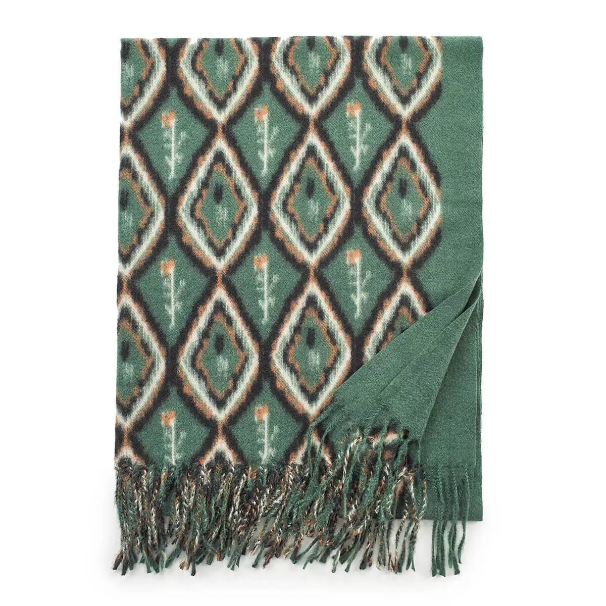 Verde Γυναικείο Κασκόλ 06-1187 Πράσινο