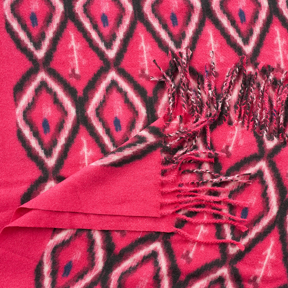 Verde Γυναικείο Κασκόλ 06-1187 Φούξια