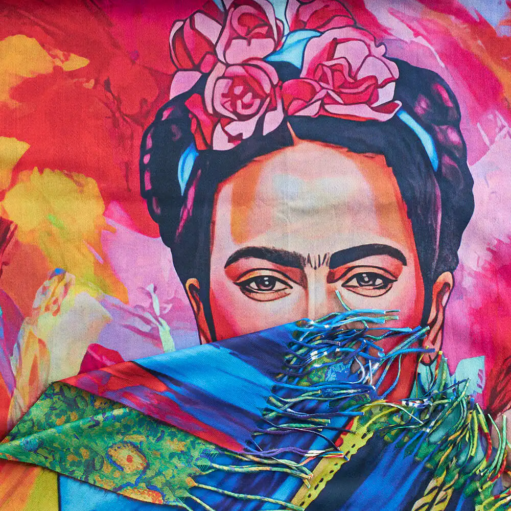 Verde Γυναικείο Κασκόλ 06-1188 Πολύχρωμο