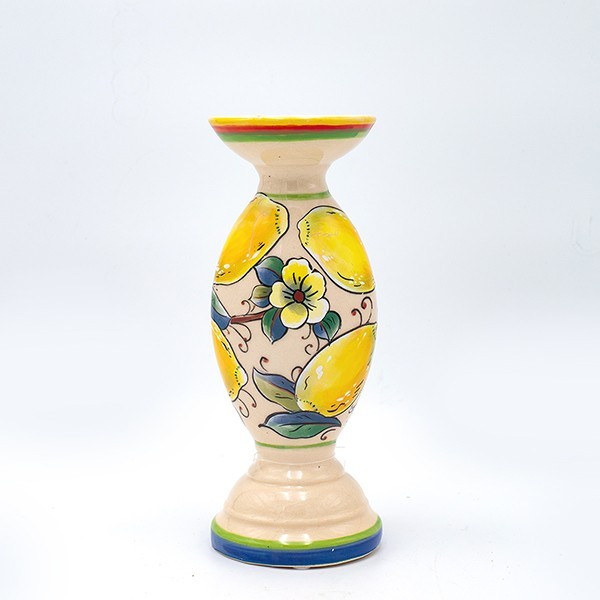 ΚΗΡΟΠΗΓΙΟ ΚΕΡΑΜΙΚΟ ΜΠΕΖ-ΜΕ ΛΕΜΟΝΙΑ 10x10x25cm