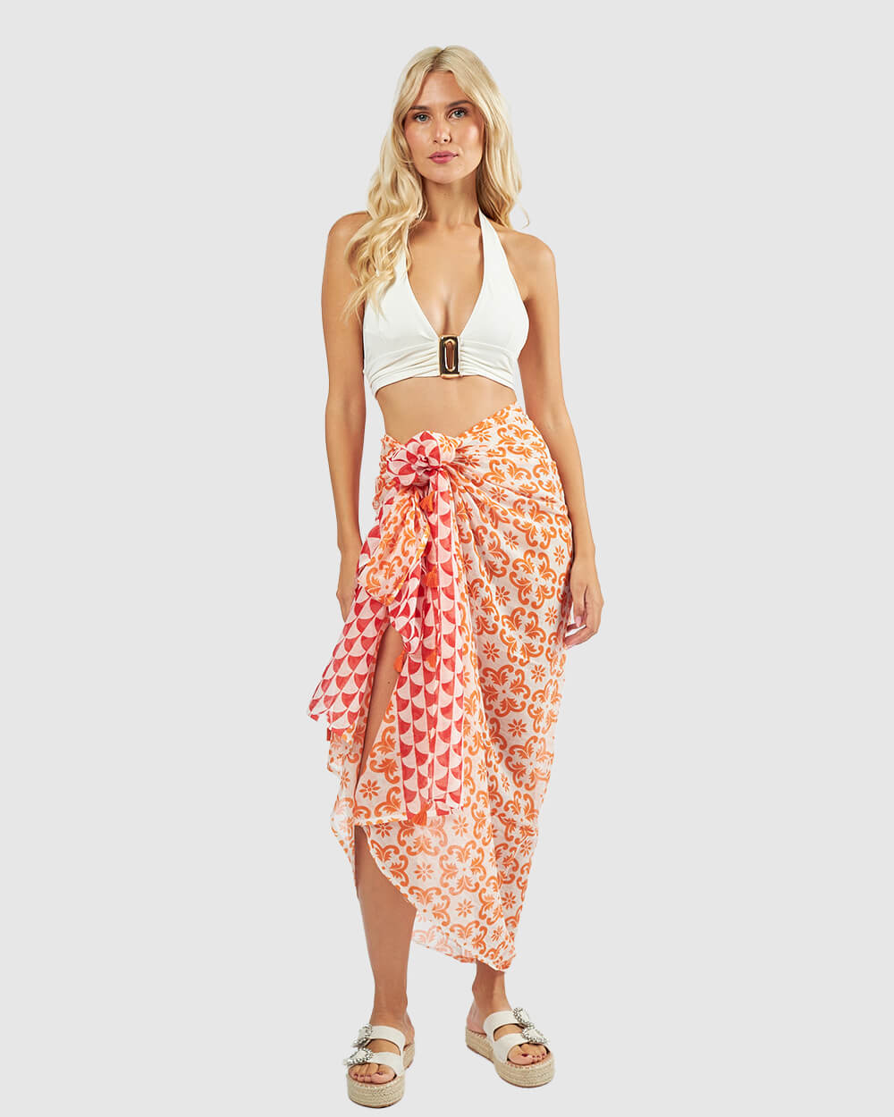 VERDE ΓΥΝΑΙΚΕΙΟ ΠΑΡΕΟ 08-0164 ΒΑΜΒΑΚΕΡΟ ΙΝΔΙΑΣ ΠΟΡΤΟΚΑΛΙ