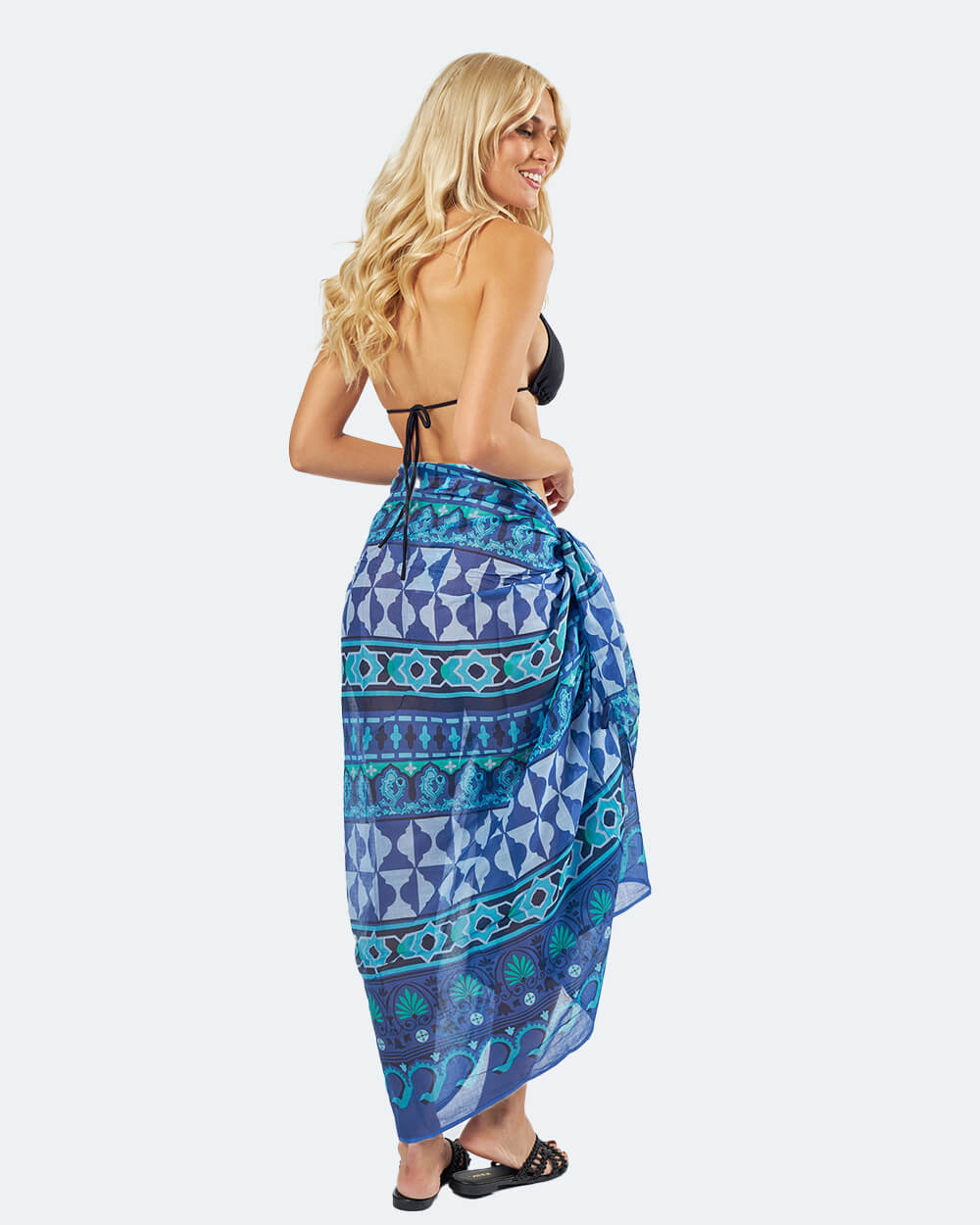 VERDE ΓΥΝΑΙΚΕΙΟ ΠΑΡΕΟ 08-0174 ΒΑΜΒΑΚΕΡΟ ΙΝΔΙΑΣ ΜΠΛΕ