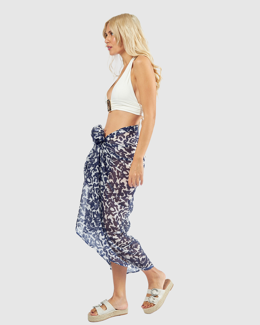 VERDE ΓΥΝΑΙΚΕΙΟ ΠΑΡΕΟ 08-0156 ΒΑΜΒΑΚΕΡΟ ΙΝΔΙΑΣ ΜΠΛΕ